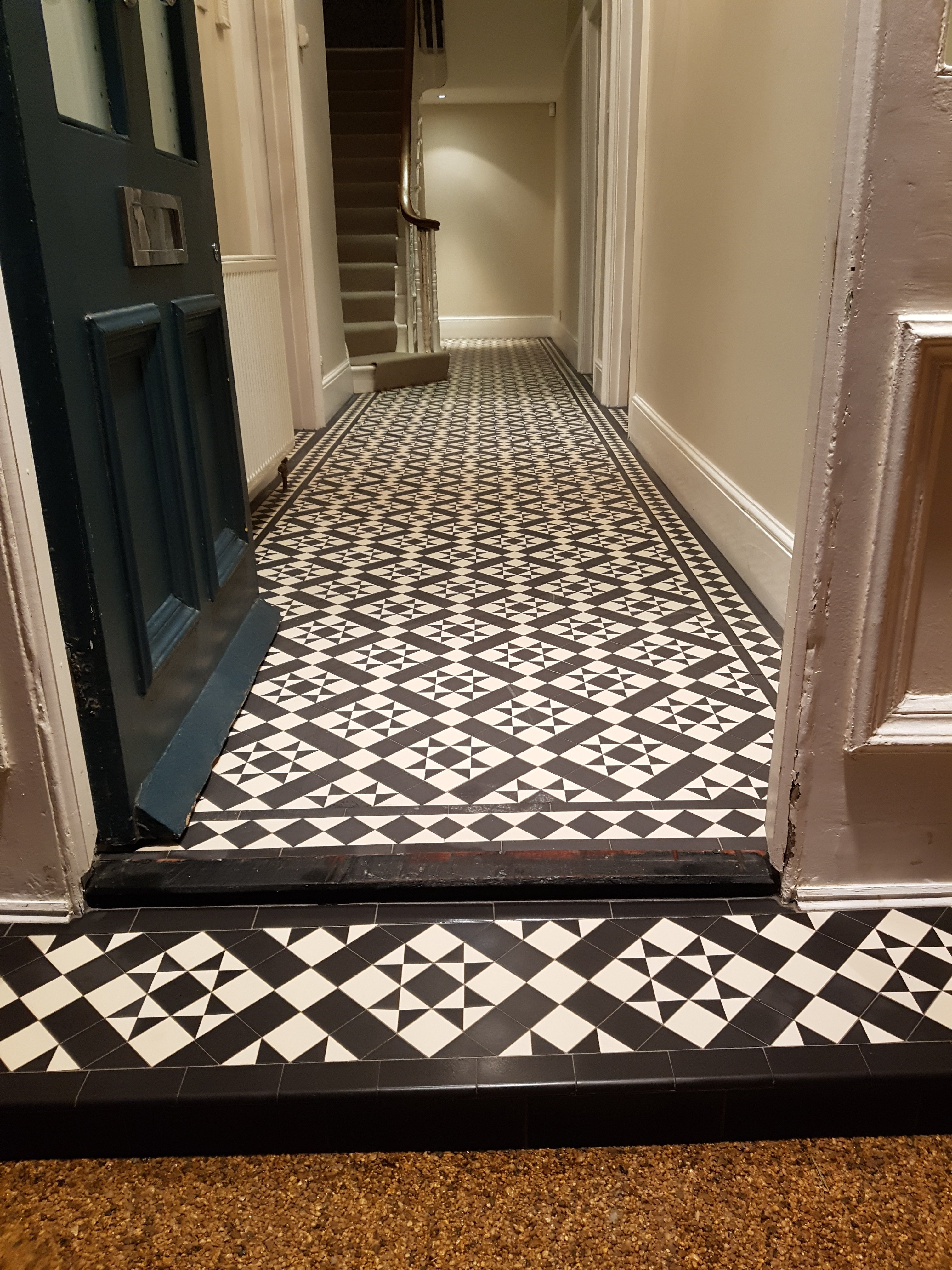 Hallway and step