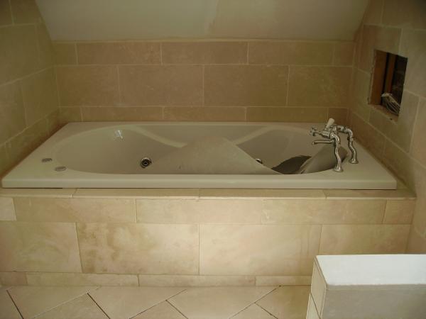 marble bath surround