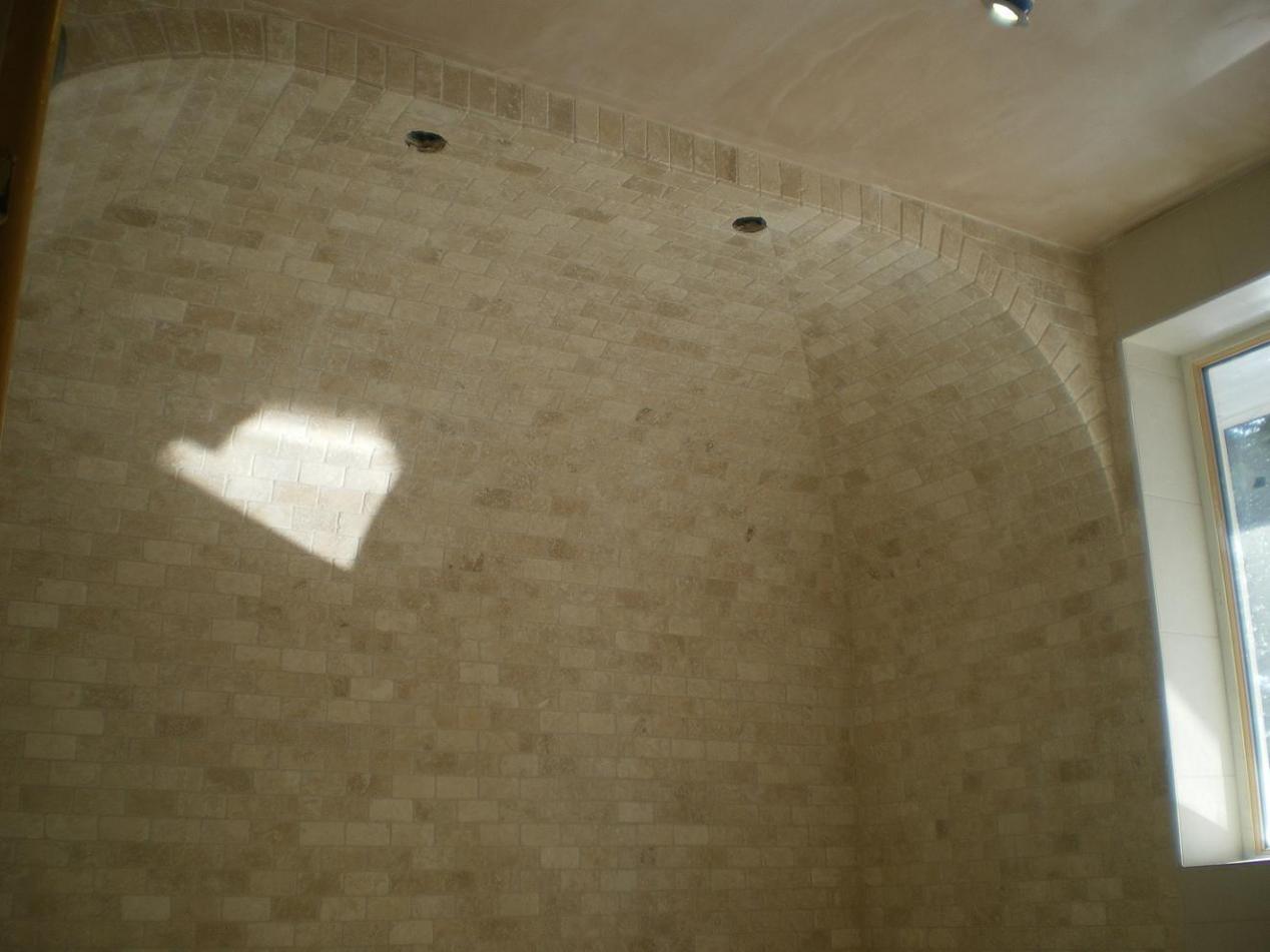 Finished Bathroom ceiling