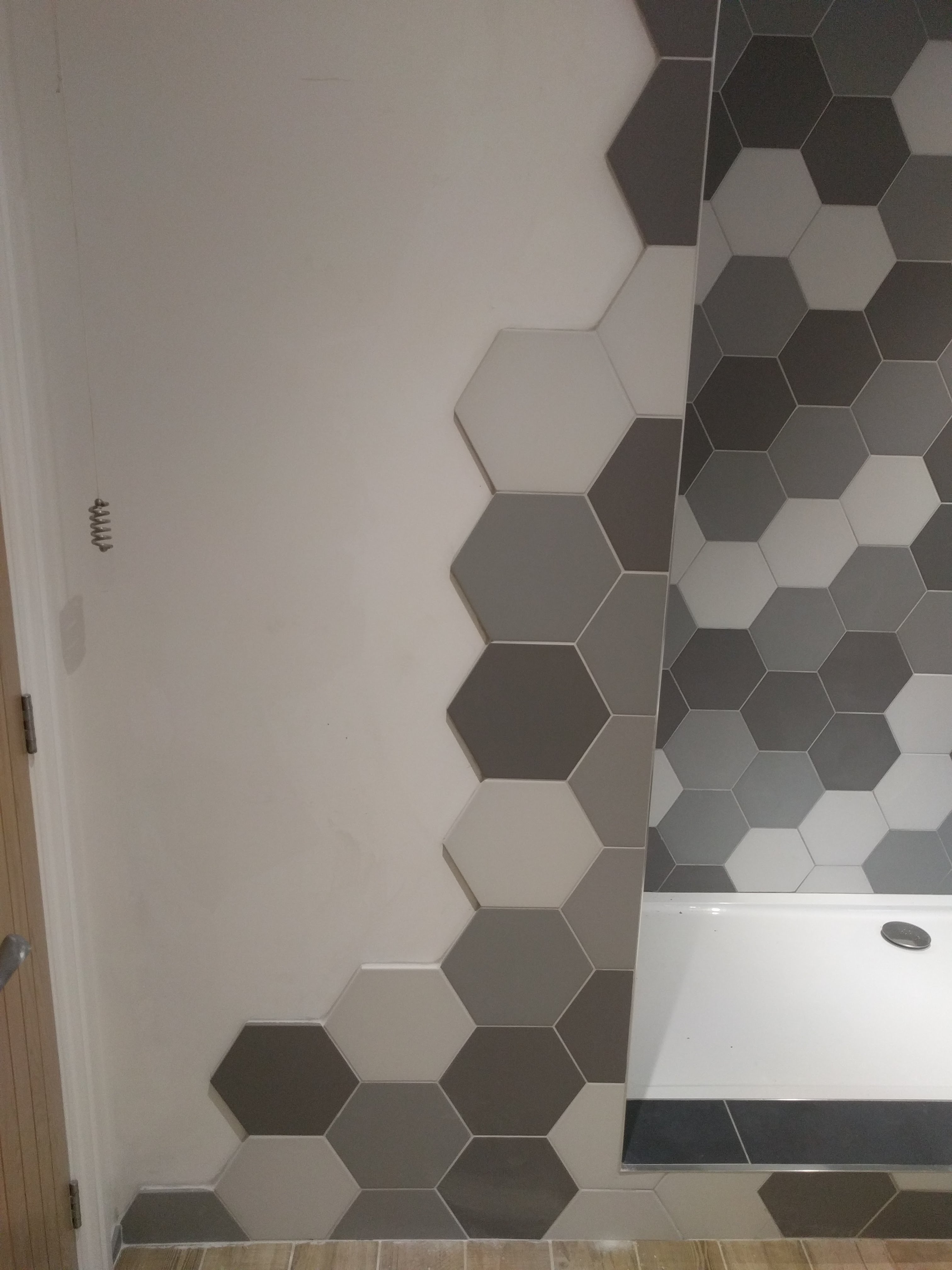 Hex Tiles From Shower
